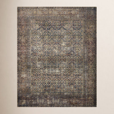 Amber Lewis x Loloi Morgan Denim Multi Oriental Rug