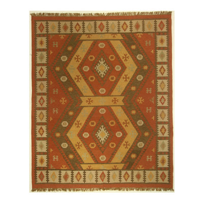 Flatweave Oriental Area Rug