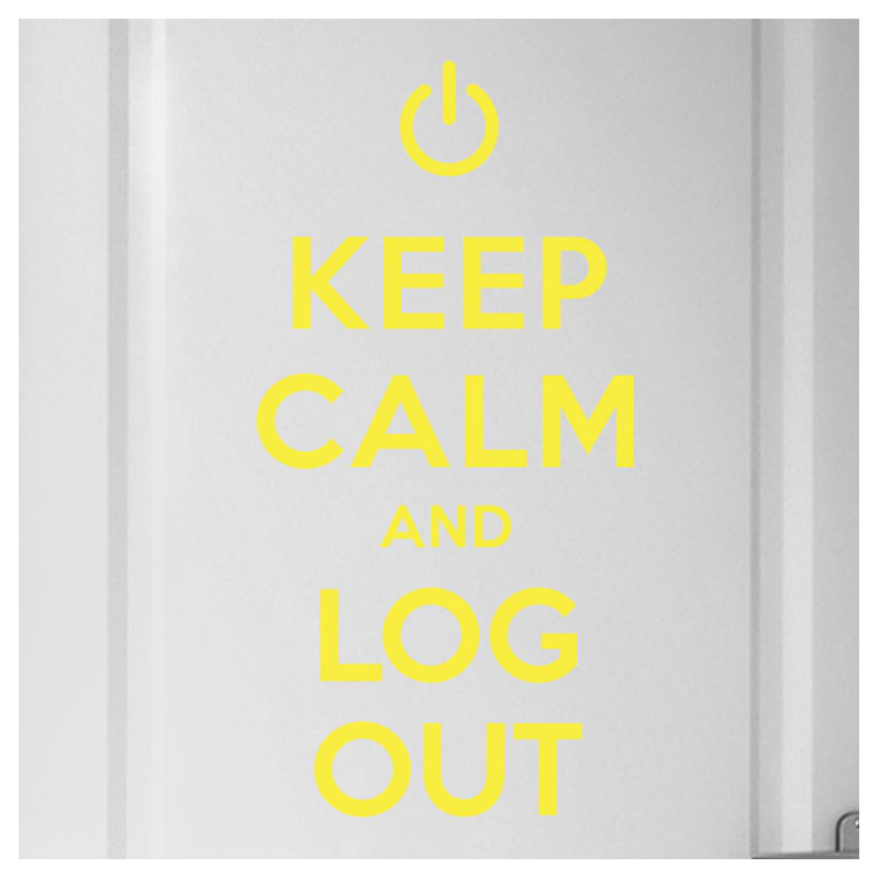 Wall Decal, Bright Yellow