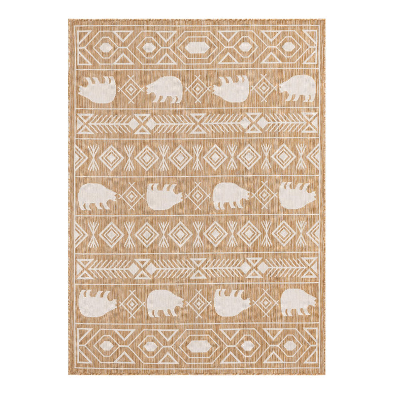 Amasya Marcion Indoor/Outdoor Area Rug, Rectangle 5'3" x 7'1"