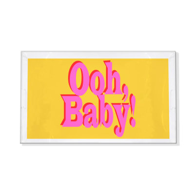 Plateau décoratif rectangulaire Ooh Baby