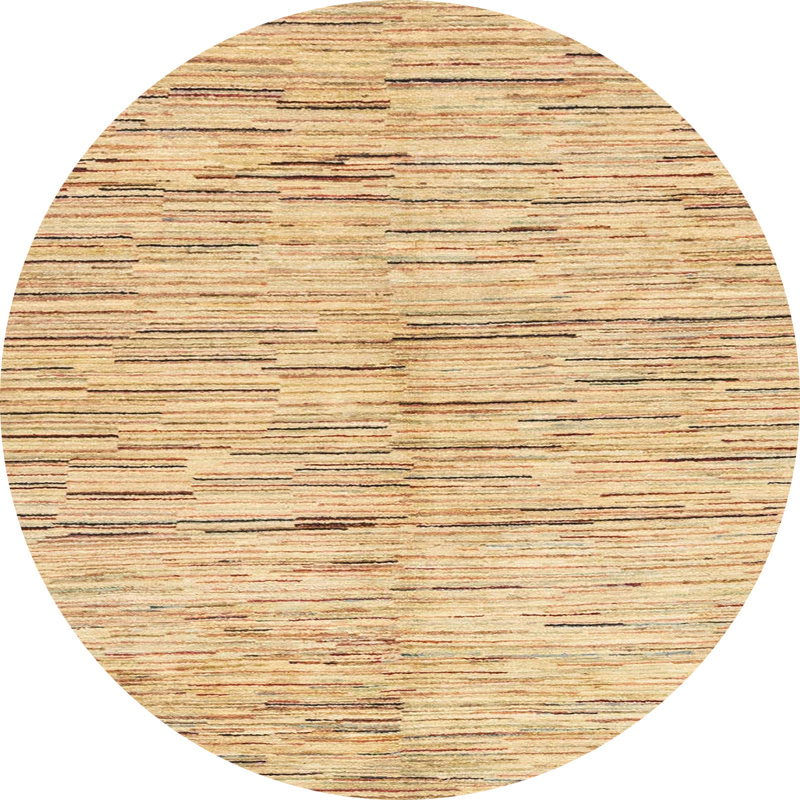 Tapis abstrait moderne 1550, Rond 8 pi