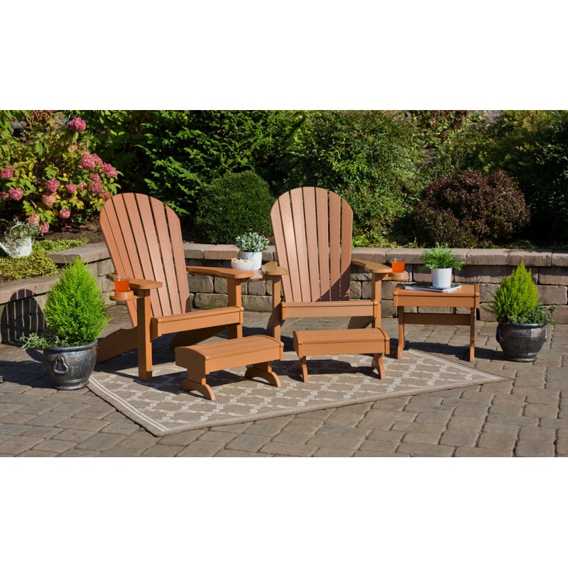 Aatikah Outdoor Adirondack Chair, Cedar