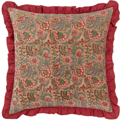 Floral Square Throw Cushion