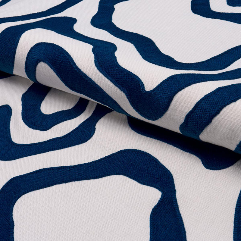Tissu de broderie Defeo, Indigo