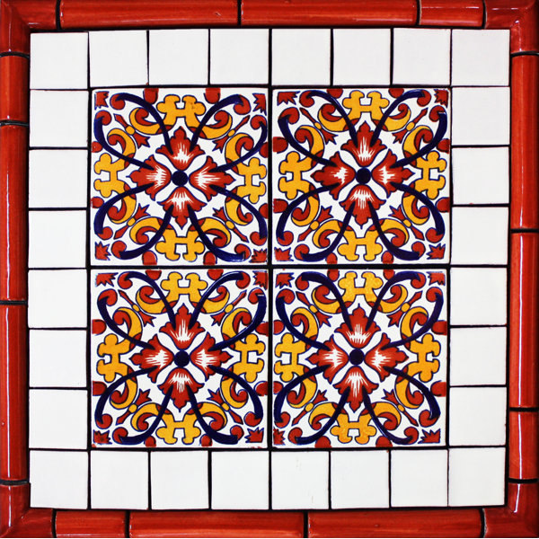 TalaMex Osuna Mexican Tile Set Backsplash Mural