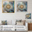 Bleu et or Mandala II - impression-88555768-88555771