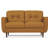 Bove 59" Faux Leather Square Arm Loveseat-534310094