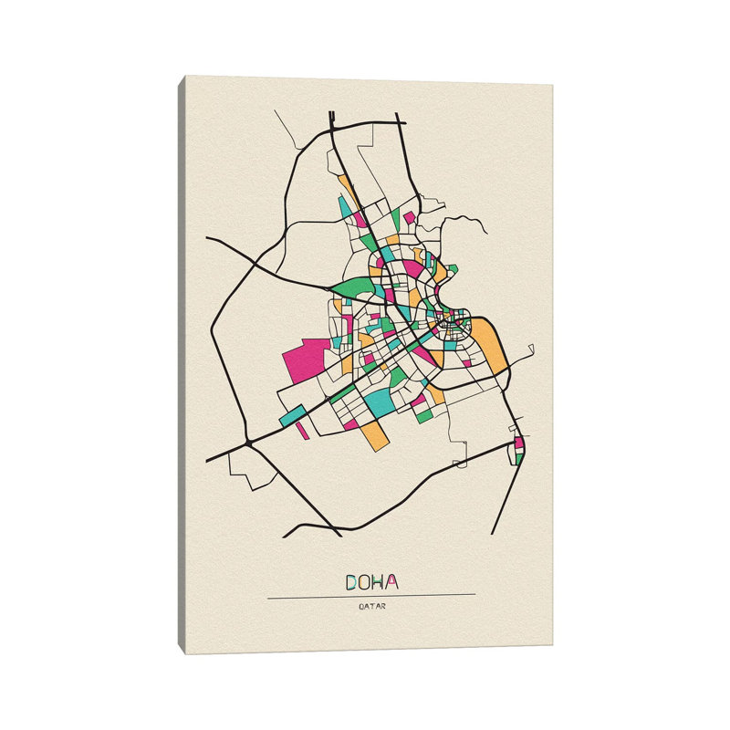 «Carte du cycle du cycle de l'année dernière» par Ayse Deniz Akerman, impression sur toile tendue