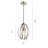 Hong 1 - Light Brushed Nickel Single Pendant-343130013