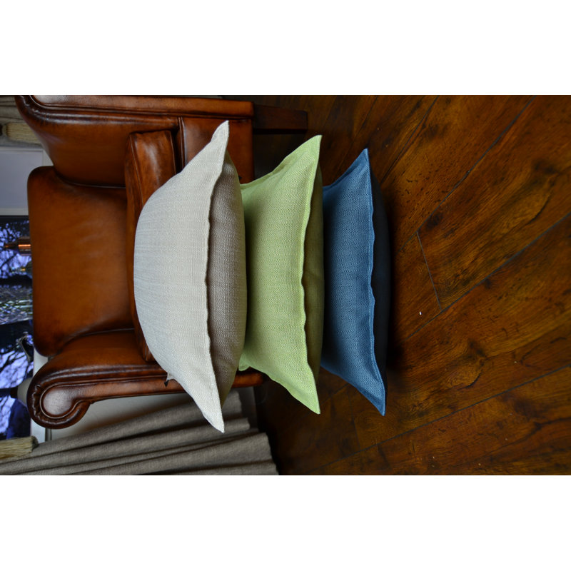 Ansley Square Pillow Cover, 49 x 49 cm, Denim Blue