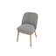 Foyer Upholstered Dining Chair with Wooden Base-125421096-125421098