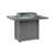 Hammered Top Stainless with Driftwood Grey Base selected