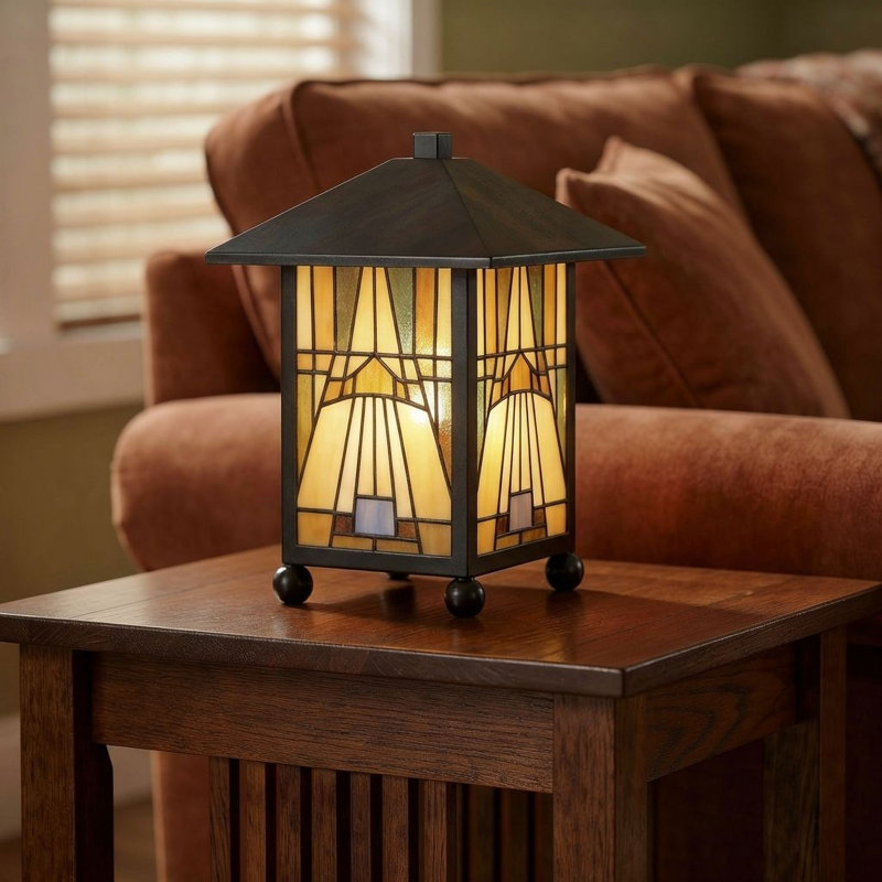 Inglenook 1-Light Valiant Bronze Table Lamp