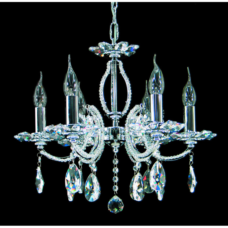6 - Light Candle Style Chandelier
