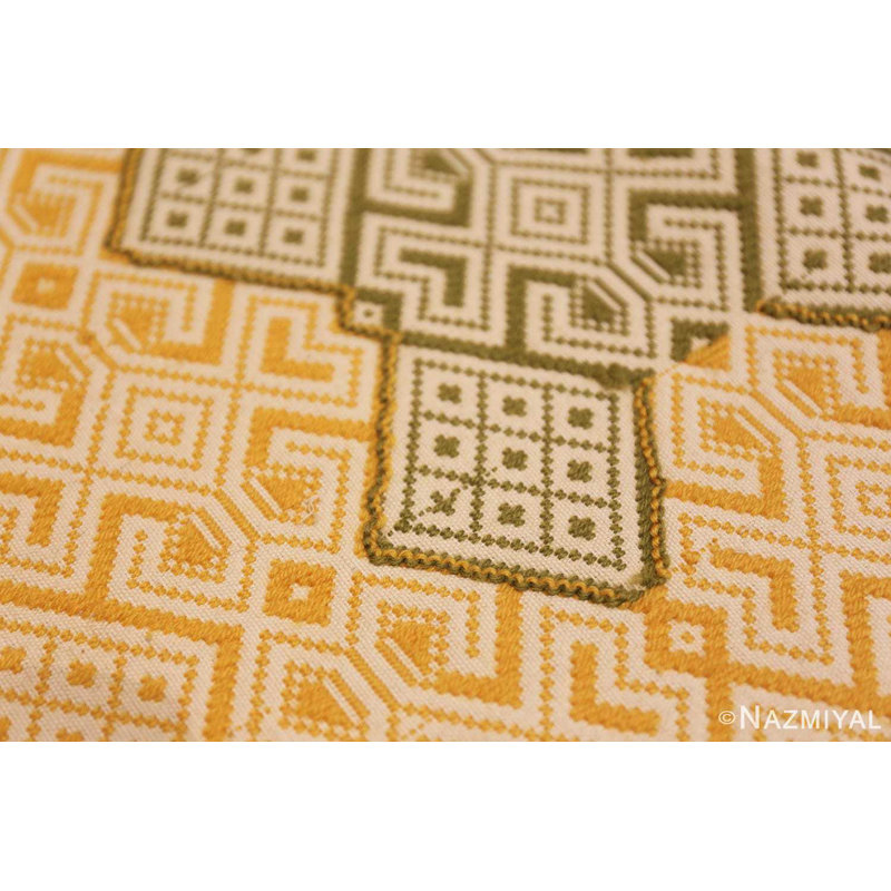 Scandinavian One-of-a-Kind Rectangle 4'2" x 5'8" Area Rug