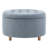 Classic 28-Inch Wide Button Tufted Round Storage Ottoman With Lift-Off Lid-873131281