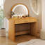 Table de coiffeuse 39 "avec miroir et miroir à écran tactile, coiffeuse avec tiroir pour chambre à coucher-457060397