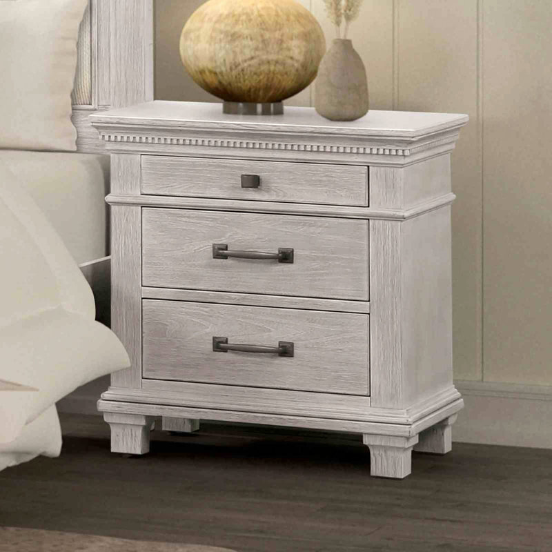 Table de chevet style transitionnel 1pc
