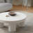 Cream style creative round coffee table