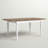 Kinsler Rubberwood Solid Wood Dining Table