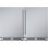 48 Inch Wide 11.32 Cu. Ft. Built-In or Free Standing Side by Side Dual Compact Refrigerator