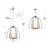 Aldrena 6-Light Lantern Candle-Style Chandelier