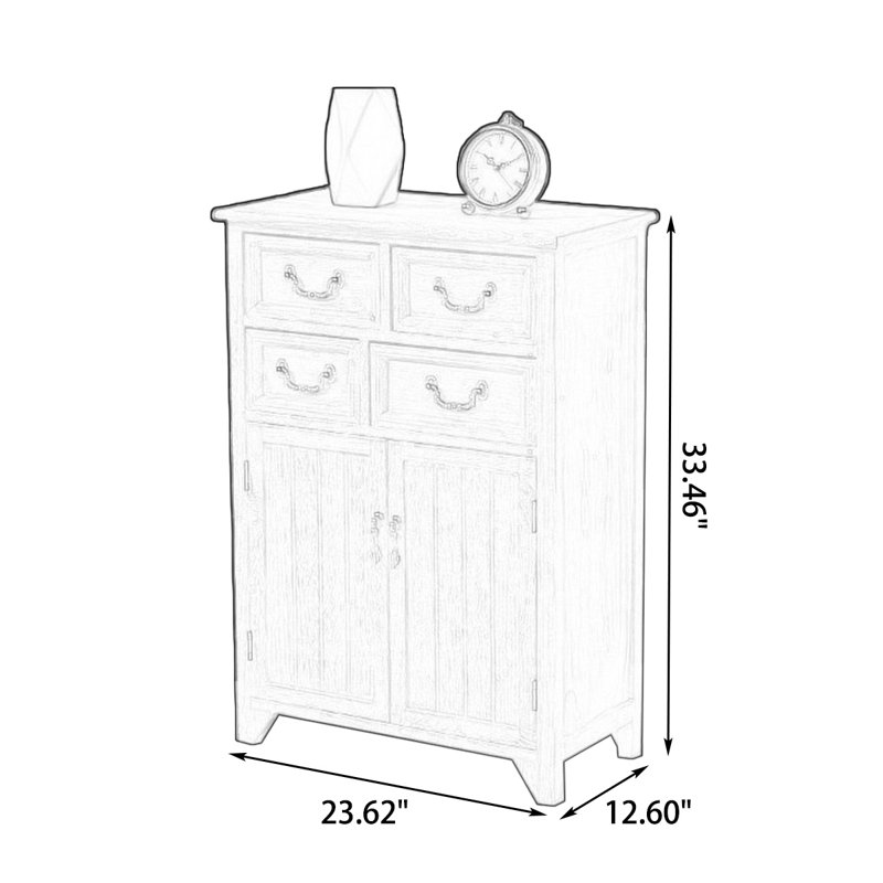 Console rectangulaire en bois manufacturé blanc massif, H 33,46 po x l 23,62 po x P 12,6 po, Blanc