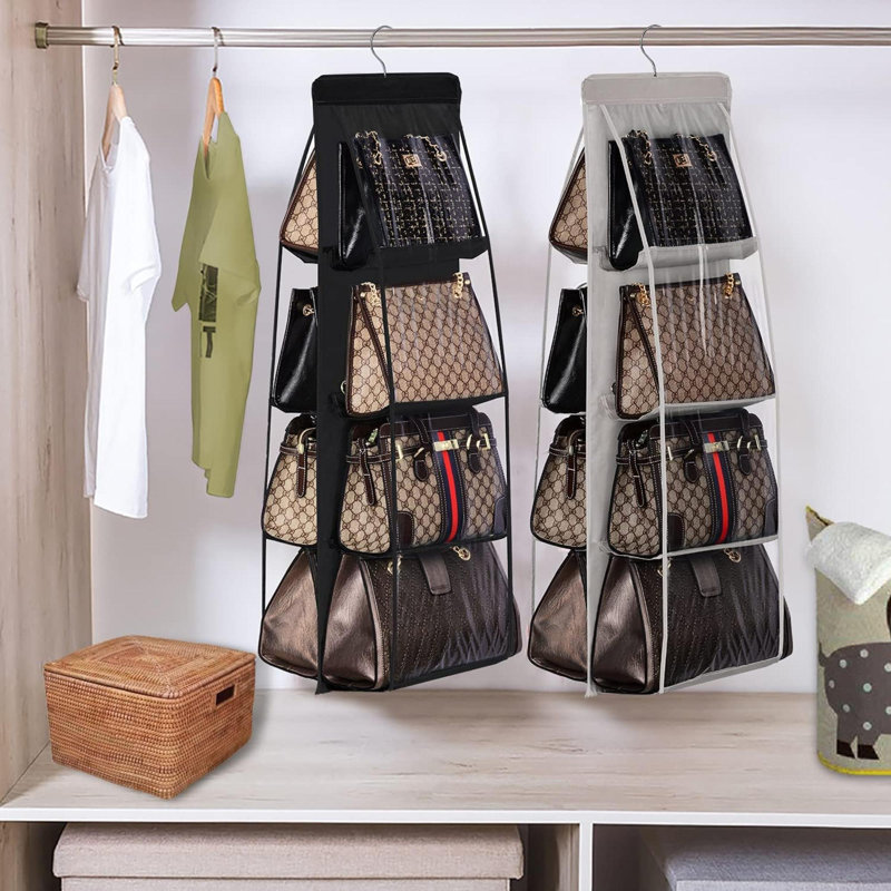 Wall Organizer with Wall Baskets, Grey