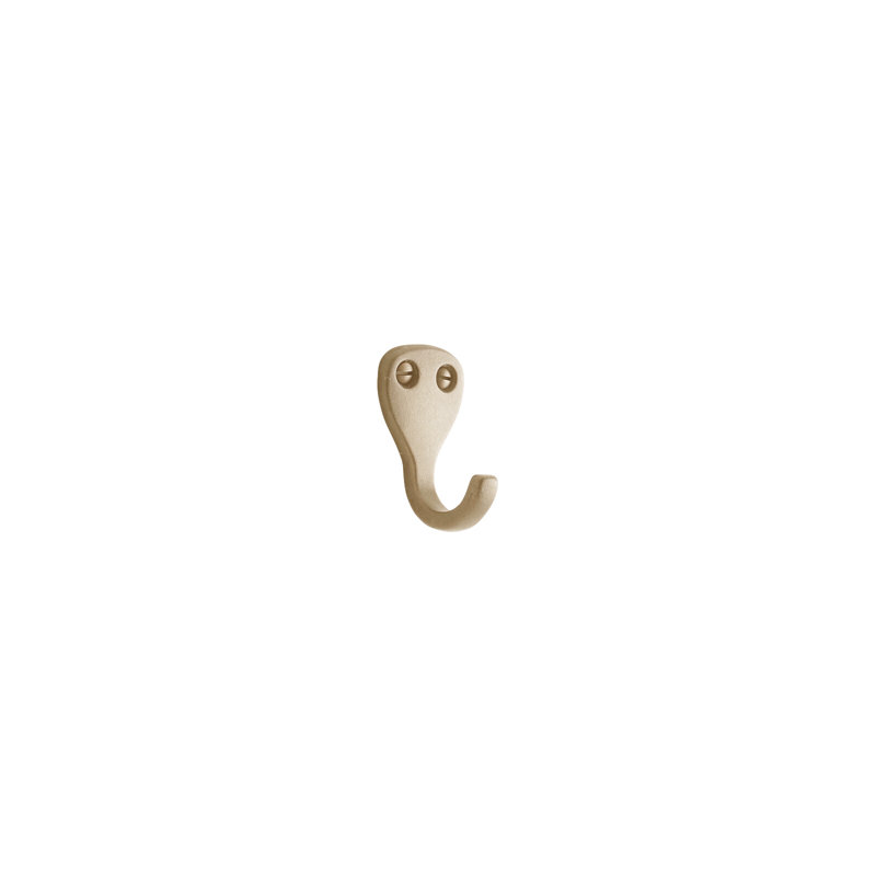 Wall Hook, White Bronze Light