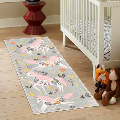 Whimsy Runner Polypropylene Plastic Rug
