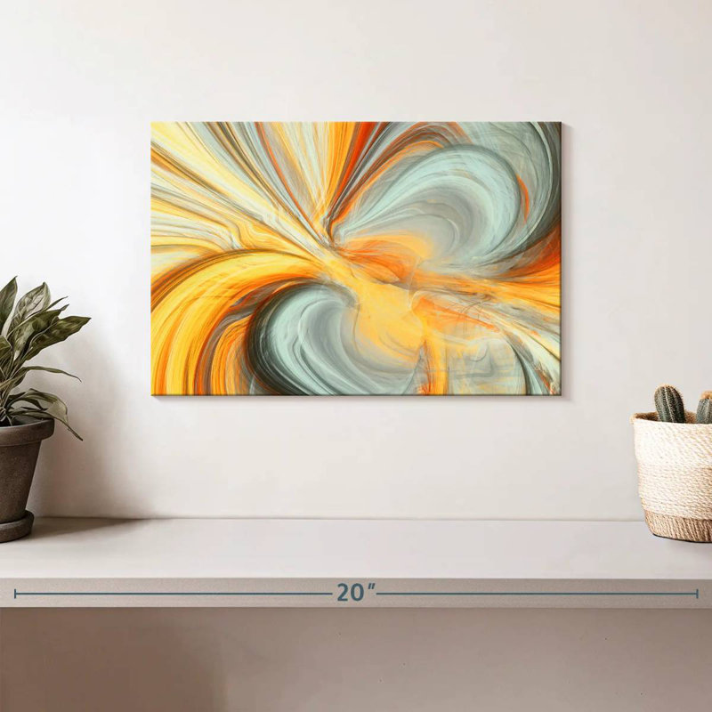 Avery Fluid Dynamic Abstract, 8" H x 12" W