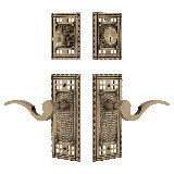 Nostalgic Warehouse Craftsman Entry Set with Manor Lever