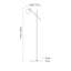 Cherrelle 144cm Reading Floor Lamp