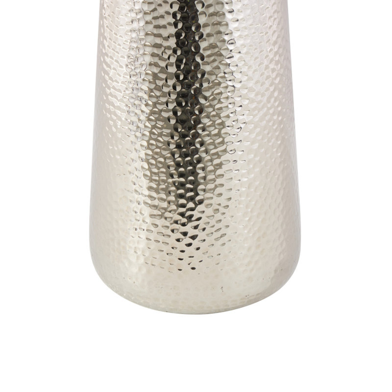 Cedrial Hammered Aluminum Vase, 30.85" H x 10.35" W x 10.45" D