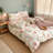 Floral Printed Bedding Set With-115708269
