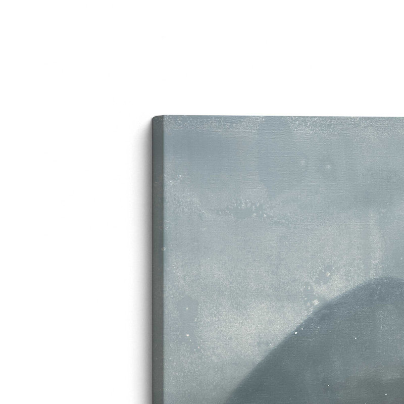 «Whispered Kiss Blue», grande impression sur toile, H 48 po x l 48 po
