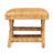 Woven Water Hyacinth and Wood Stool-1875503023