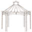 Grand pavillon de jardin en fer forgé brun antique Vidaxl