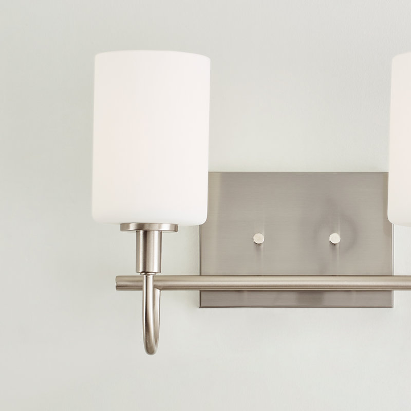 Two Light Wall / Bath, Brushed Nickel