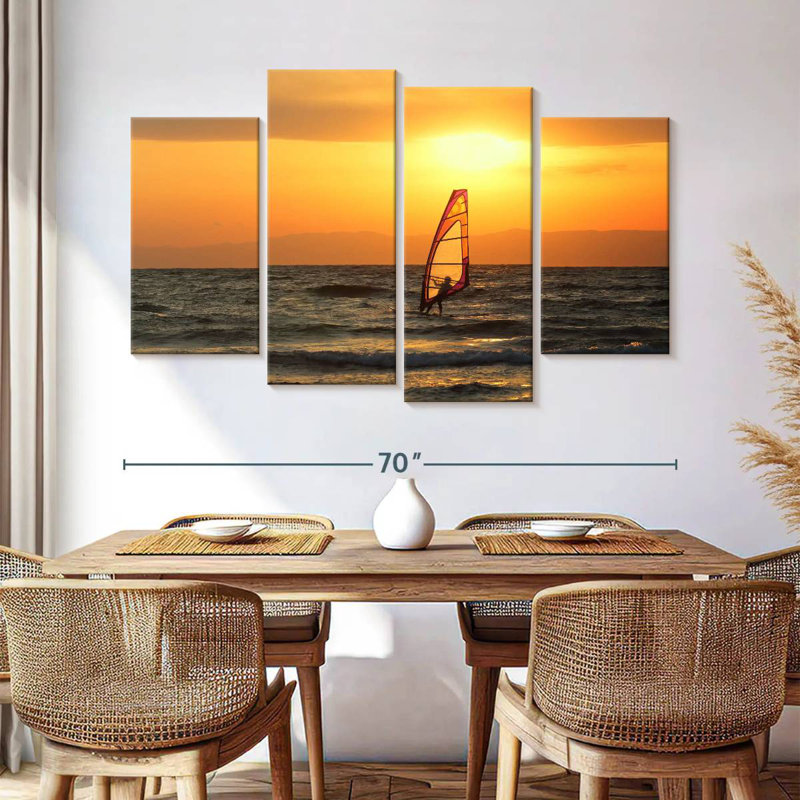 Sireci Sunset Windsurfer, 42" H x 68" W