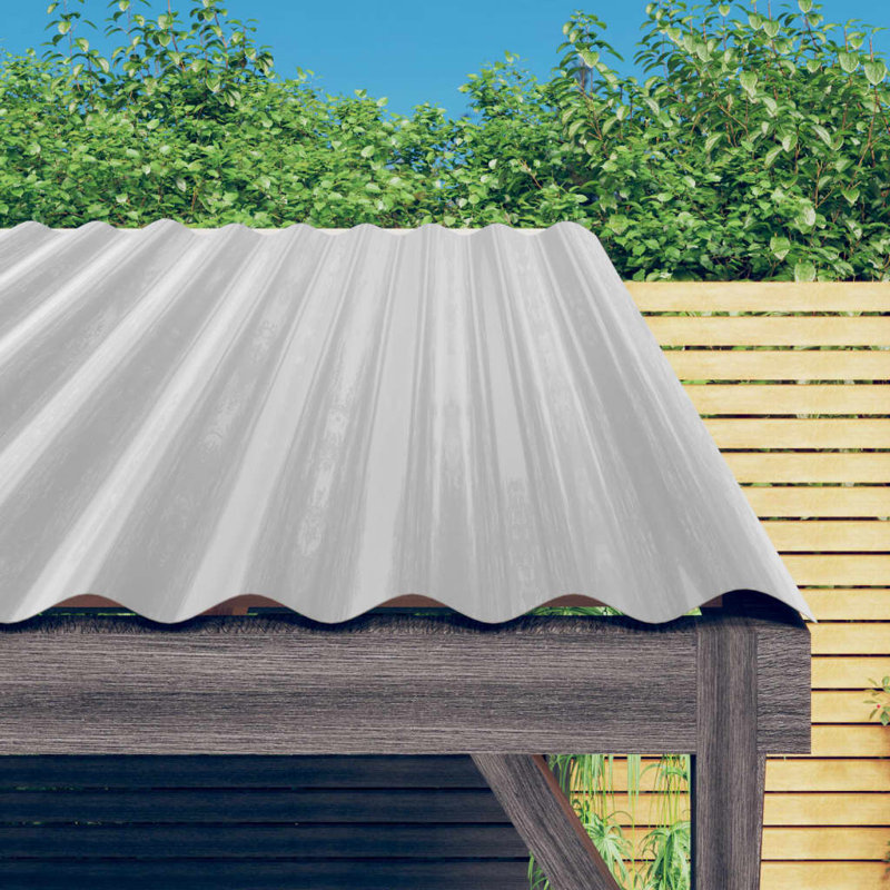 Dakota Fields Steel Roofing Kit, Grey, 80 x 36 cm