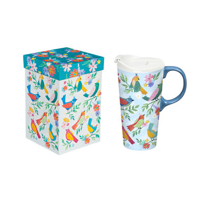 17 oz Tasse de voyage en céramique