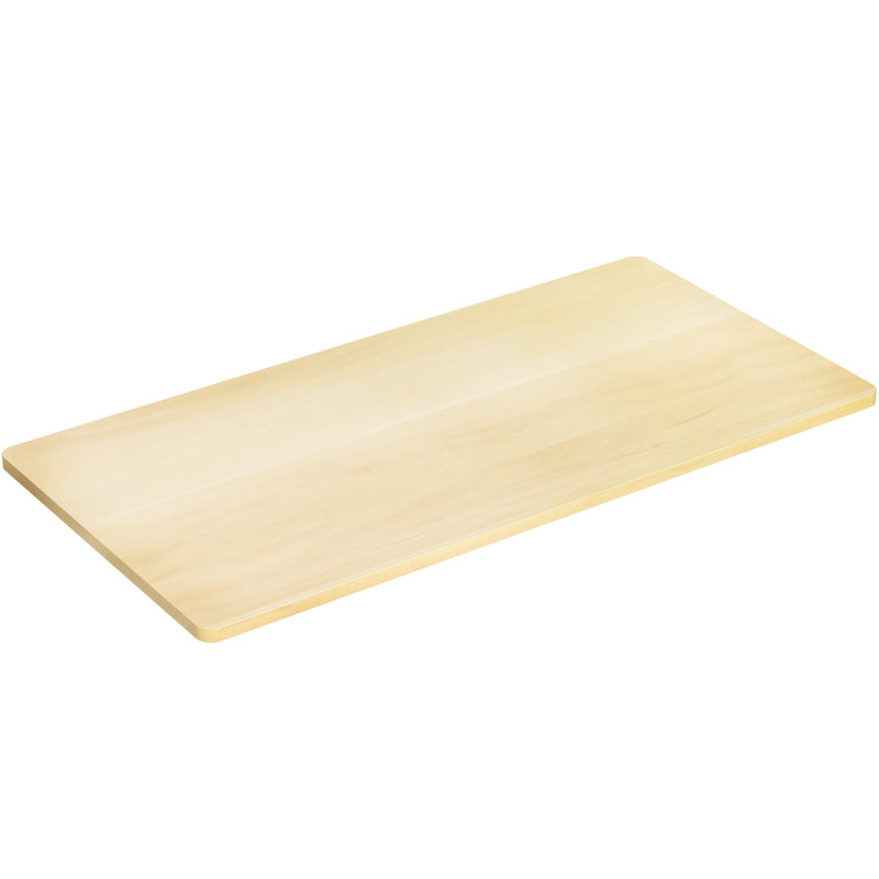De table, Bois clair, 1-Piece, 43" x 24"