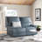 Adlan 65.5'' Leather Power Reclining Loveseat-614474124