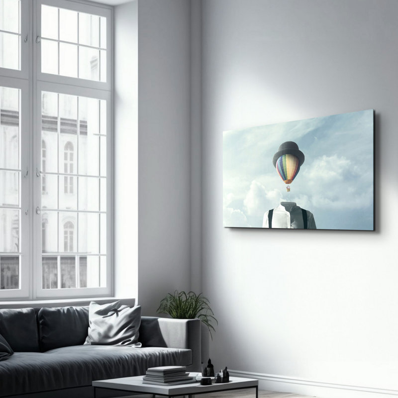 Peinture élégante en verre trempé de 27,6 po x 43,3 po | 100% verre trempé, épaisseur: 0,16 pouce | Œuvre imprimée UV, parfaite pour la décoration intérieure et les intérieurs modernes, des visuels époustouflants pour toute pièce