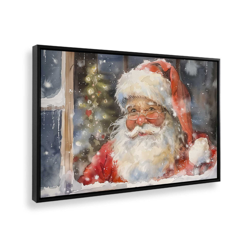 Impression sur toile Twinkle Through Time, H 12,75 po x l 18,75 po, Noir satiné