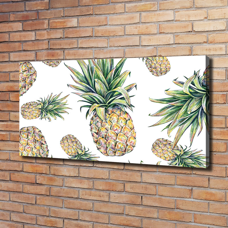 Pineapples - Wrapped Canvas Print