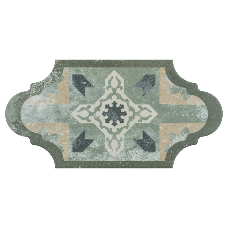 Corinto 6" x 13" Porcelain Patterned Wall & Floor Tile