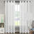 Dawan Faux Linen Semi-Sheer Grommet Curtain Panels-2034590657-2034590678
